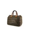 Louis Vuitton Speedy 30 Editions Limitées handbag in brown and khaki monogram canvas and natural leather - 00pp thumbnail