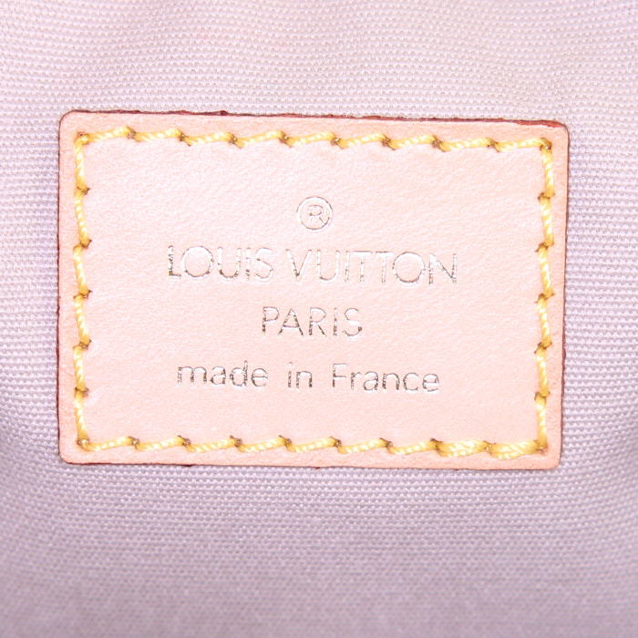 Louis Vuitton Papillon handbag in gold monogram patent leather - Detail D3