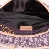 Dior Saddle handbag in brown monogram canvas and brown leather - Detail D2 thumbnail