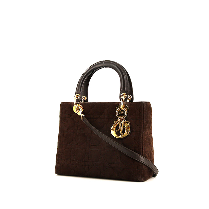 lady dior suede bag