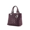 Dior Dior Soft handbag in purple leather - 00pp thumbnail