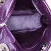 Borsa Dior Dior Soft in pelle viola cannage - Detail D2 thumbnail