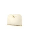 Salvatore Ferragamo Gancini shoulder bag in cream color leather - 00pp thumbnail
