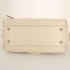 Bolso de mano Louis Vuitton Bowling Montaigne  en cuero Epi blanco - Detail D4 thumbnail