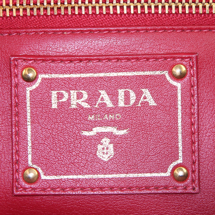 Pochette Prada in pelle nera - Detail D3