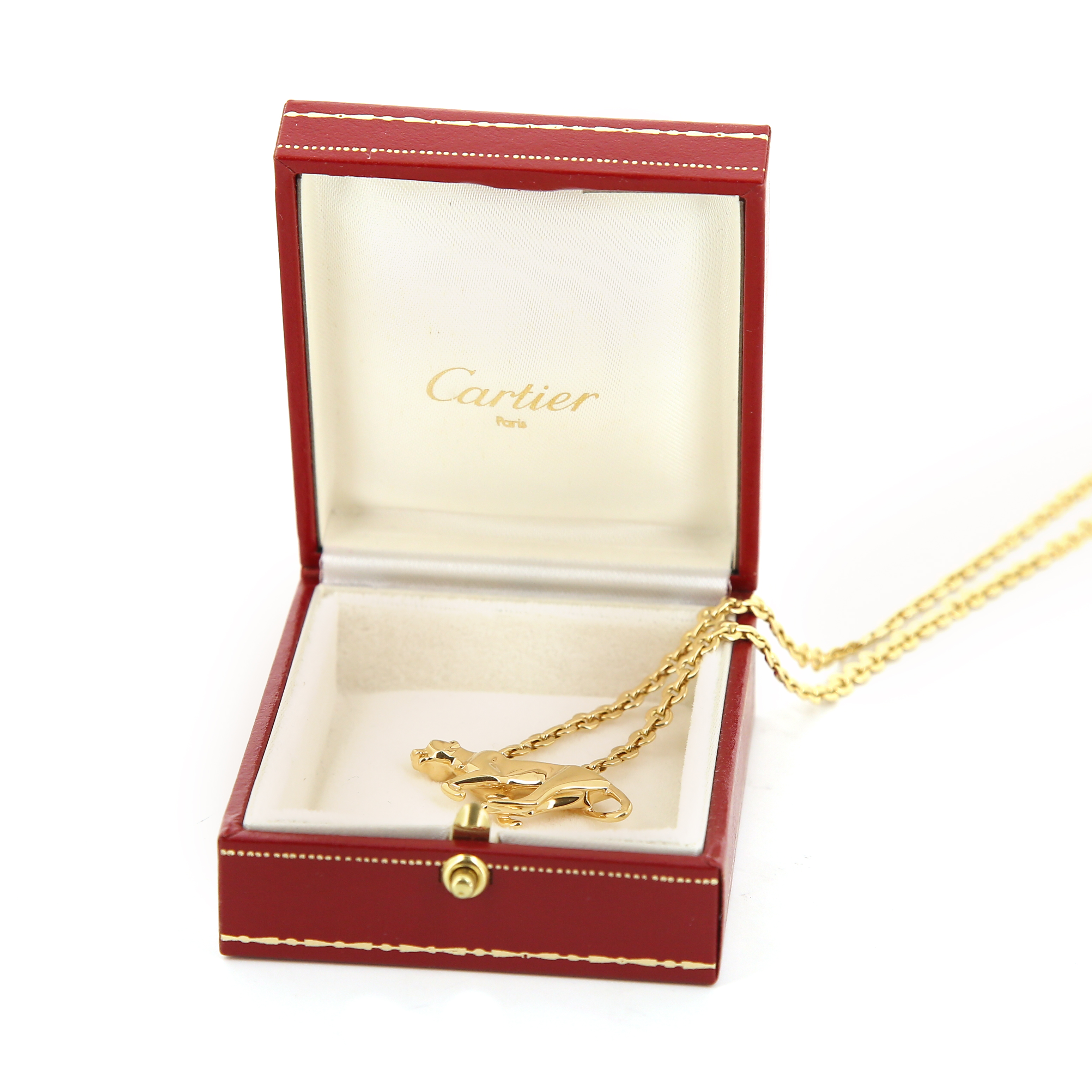 Cartier Panthère necklace in yellow gold - Detail D2