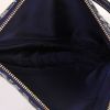Sac porté épaule ou main Dior Saddle en toile denim monogrammée bleue et cuir bleu - Detail D2 thumbnail