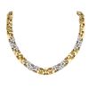 Pomellato necklace in yellow gold,  white gold and diamonds - 00pp thumbnail