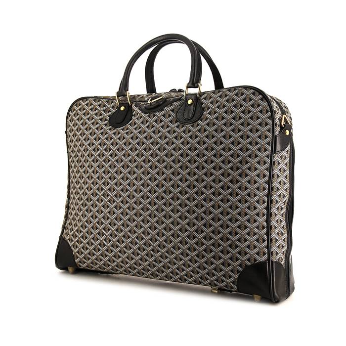 Goyard Monogram Duffle Bag in Black