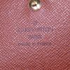 Portafogli Louis Vuitton in tela monogram marrone e pelle marrone - Detail D3 thumbnail