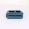 Gucci 1973 small model shoulder bag in pigeon blue grained leather - Detail D4 thumbnail
