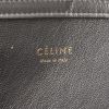 Celine Phantom handbag in blue and white printed canvas and black leather - Detail D3 thumbnail