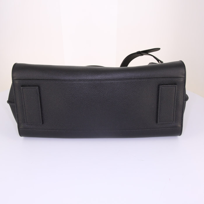 Bolso Cabás Saint Laurent Sac de jour North/South en cuero flexible  negra - Detail D5