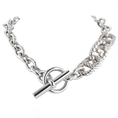 Collier Hermes Parade grand modèle en argent