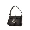 Gucci Gucci Vintage bag worn on the shoulder or carried in the hand in black grained leather - 00pp thumbnail