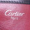 Bolso para llevar al hombro Cartier en cuero negro - Detail D3 thumbnail