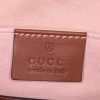 Borsa a tracolla Gucci Suprême GG in tela monogram beige con motivo a farfalla e pelle marrone - Detail D3 thumbnail