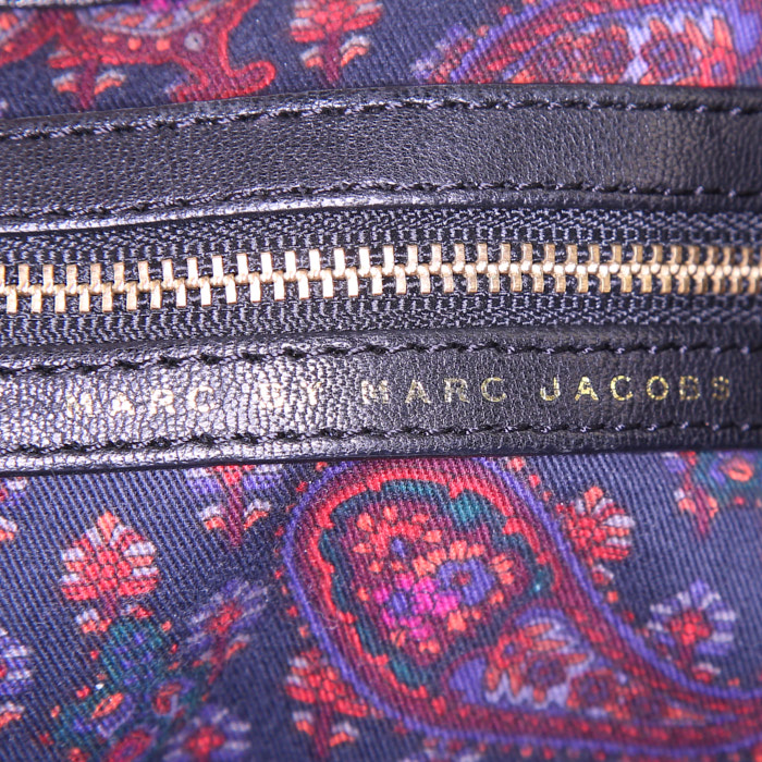 Sac bandoulière Marc Jacobs en cuir noir - Detail D3