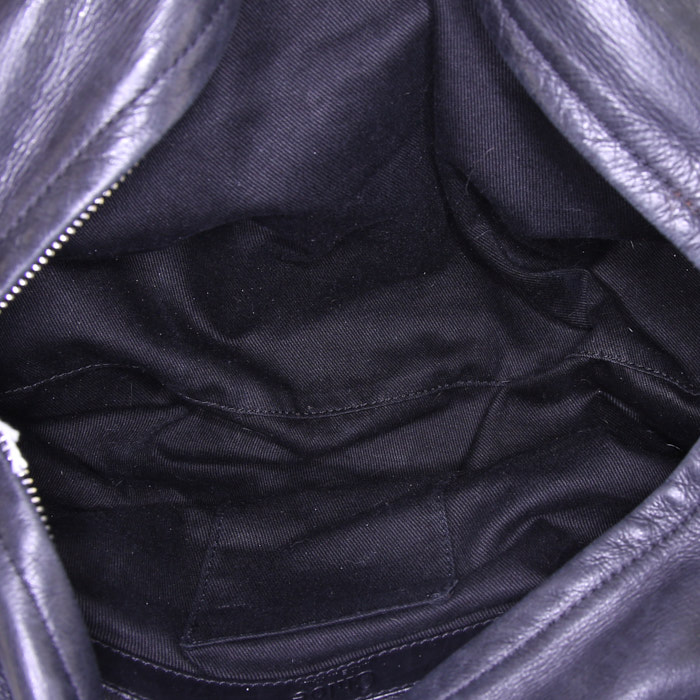 Borsa Chloé Silverado in pitone nero - Detail D2