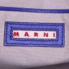 Bolso de mano Marni en cuero azul - Detail D4 thumbnail