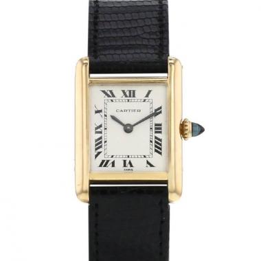 Cartier Tank watch in 18k yellow gold Circa  1990