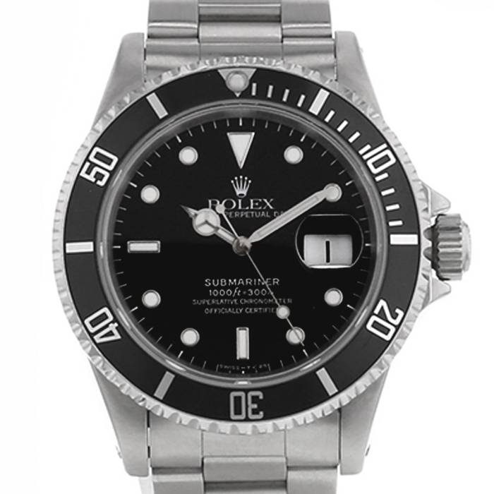 Reloj Rolex Submariner Date de acero Ref :  16610 Circa  1993