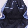Balenciaga travel bag in blue leather - Detail D3 thumbnail