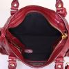 Balenciaga Giant 12 mini City shoulder bag in burgundy leather - Detail D3 thumbnail
