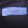 Balenciaga pouch in blue leather - Detail D3 thumbnail