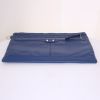 Balenciaga pouch in blue leather - Detail D4 thumbnail