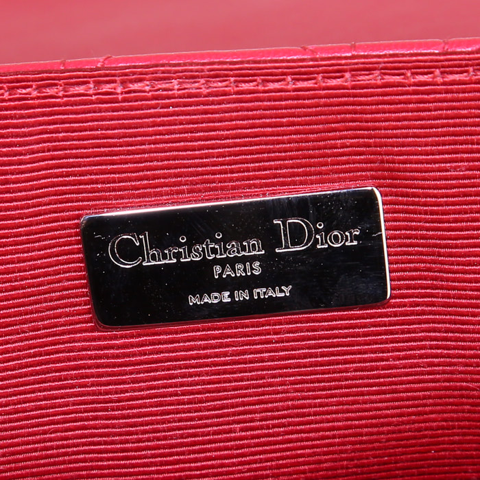 Mochila Dior Stardust modelo pequeño en cuero rojo - Detail D3