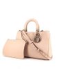 Dior Diorissimo medium model handbag in varnished pink grained leather - 00pp thumbnail