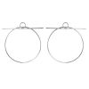 Hermès Loop large model earrings in silver - 00pp thumbnail