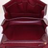 Celine Classic Box medium model handbag in burgundy box leather - Detail D2 thumbnail