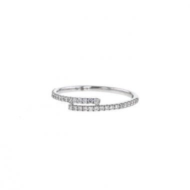 Anello Messika Gatsby in oro bianco e diamanti