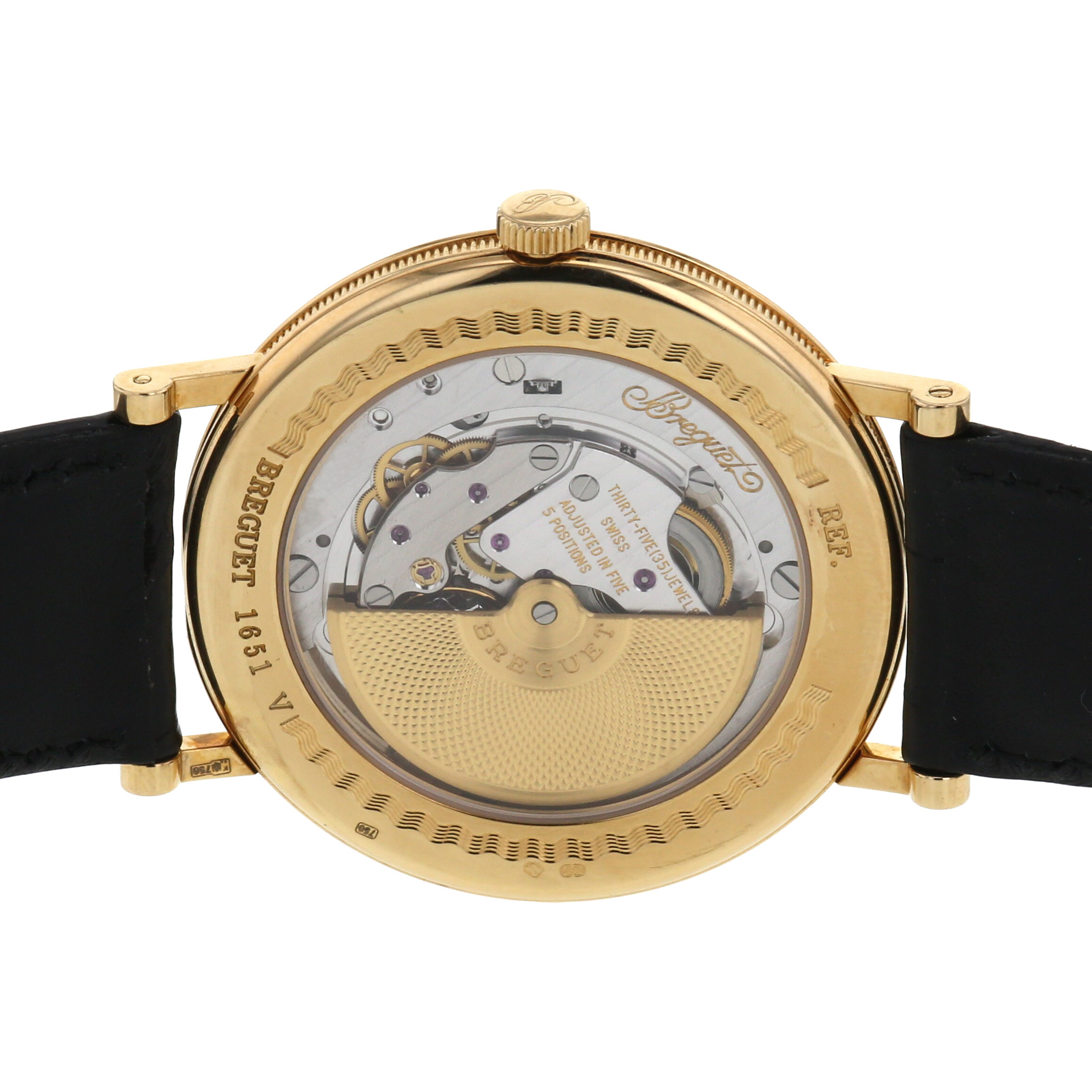 Breguet Classic watch in 18k yellow gold Ref:  5157 Circa  2007 - Detail D2