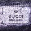 Borsa Gucci Bardot modello piccolo in pelle nera simil coccodrillo - Detail D3 thumbnail