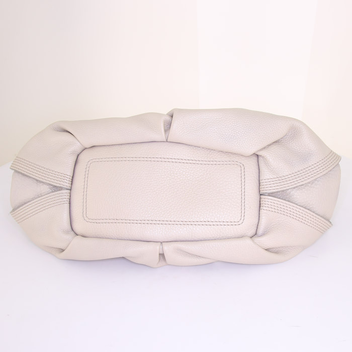 Borsa Celine Bittersweet in pelle martellata beige - Detail D4