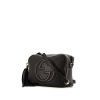 Gucci Soho Disco shoulder bag in black grained leather - 00pp thumbnail
