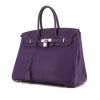 Hermes Birkin 35 cm handbag in purple Iris togo leather - 00pp thumbnail