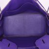 Bolso de mano Hermes Birkin 35 cm en cuero togo violeta Iris - Detail D2 thumbnail