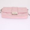 Dior Miss Dior handbag in varnished pink patent quilted leather - Detail D4 thumbnail