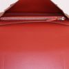 Billetera Hermes Dogon - Pocket Hand en cuero taurillon clémence rojo ladrillo - Detail D2 thumbnail