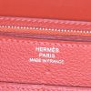 Billetera Hermes Dogon - Pocket Hand en cuero taurillon clémence rojo ladrillo - Detail D3 thumbnail