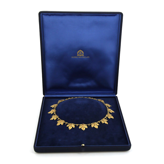 Collier époque années 80 Buccellati en or jaune et or rose - Detail D2