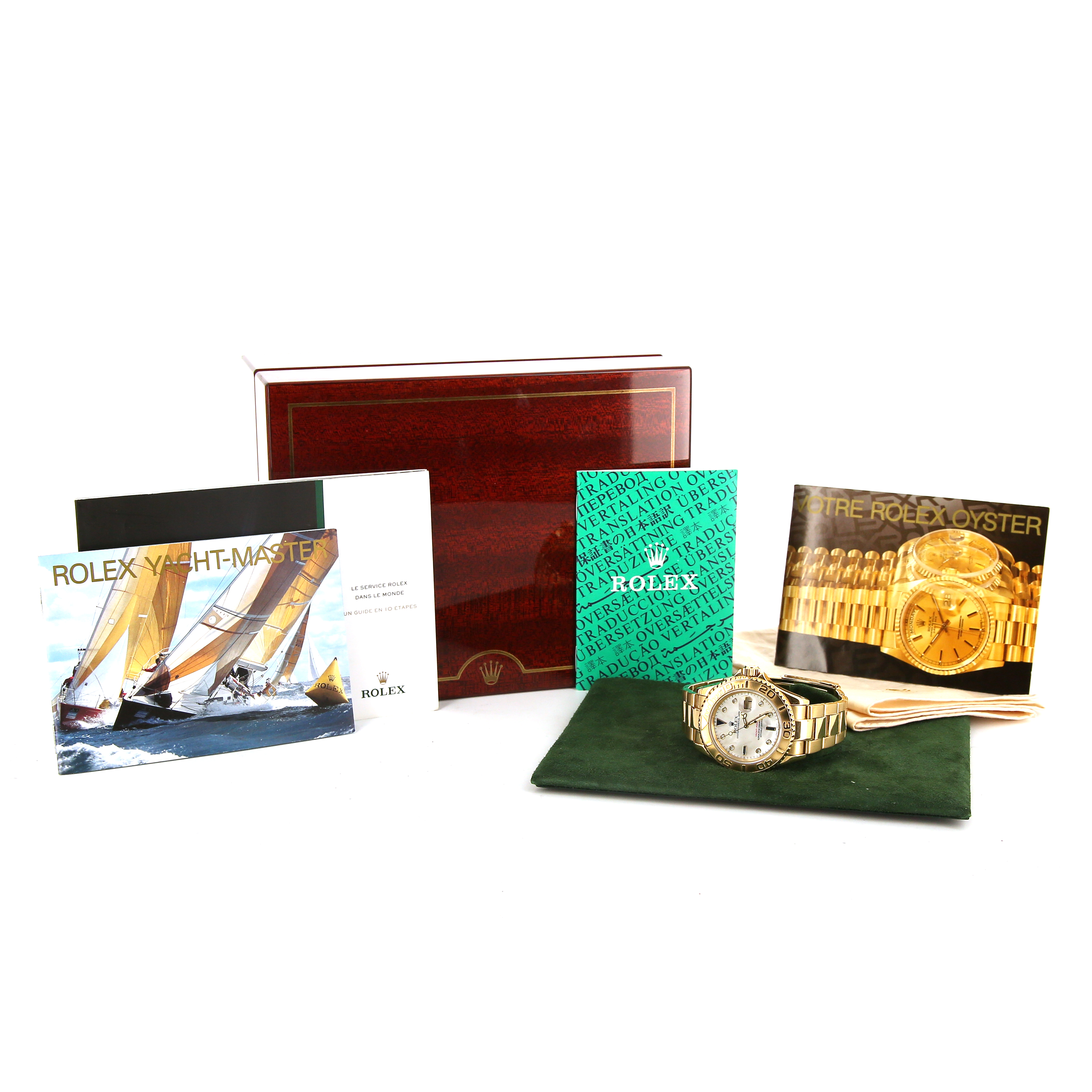 Reloj Rolex Yacht-Master de oro amarillo 18k Ref :  16628 Circa  1996 - Detail D2