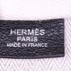 Bolsa de viaje Hermes Victoria en cuero negro - Detail D3 thumbnail