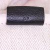 Hermes Victoria travel bag in black leather - Detail D4 thumbnail