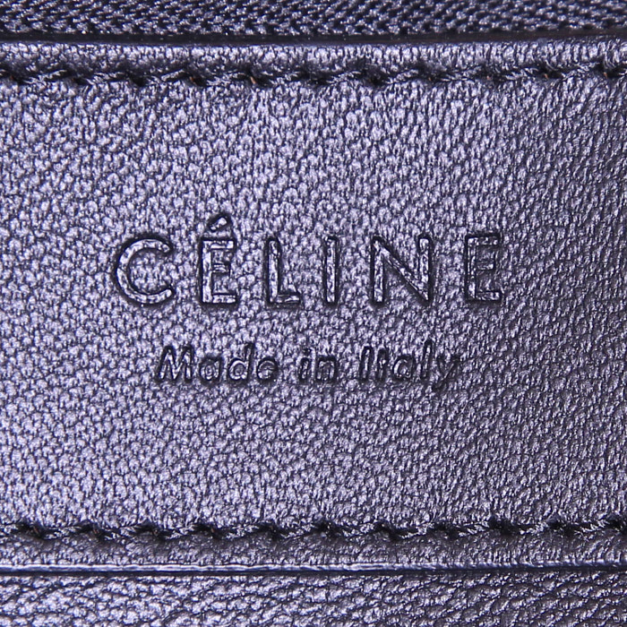 Bolso Cabás Celine Cabas en cuero negro - Detail D3