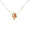Chaumet 1970's necklace in yellow gold and coral - 00pp thumbnail